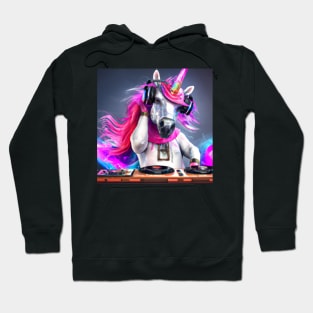 Dj Unicorn Art Hoodie